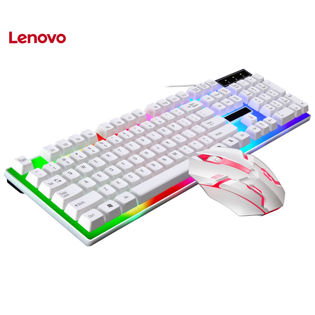 Bộ 2 Chuột Và Bàn Phím Cơ Chơi Game G21B Có Đèn Nền