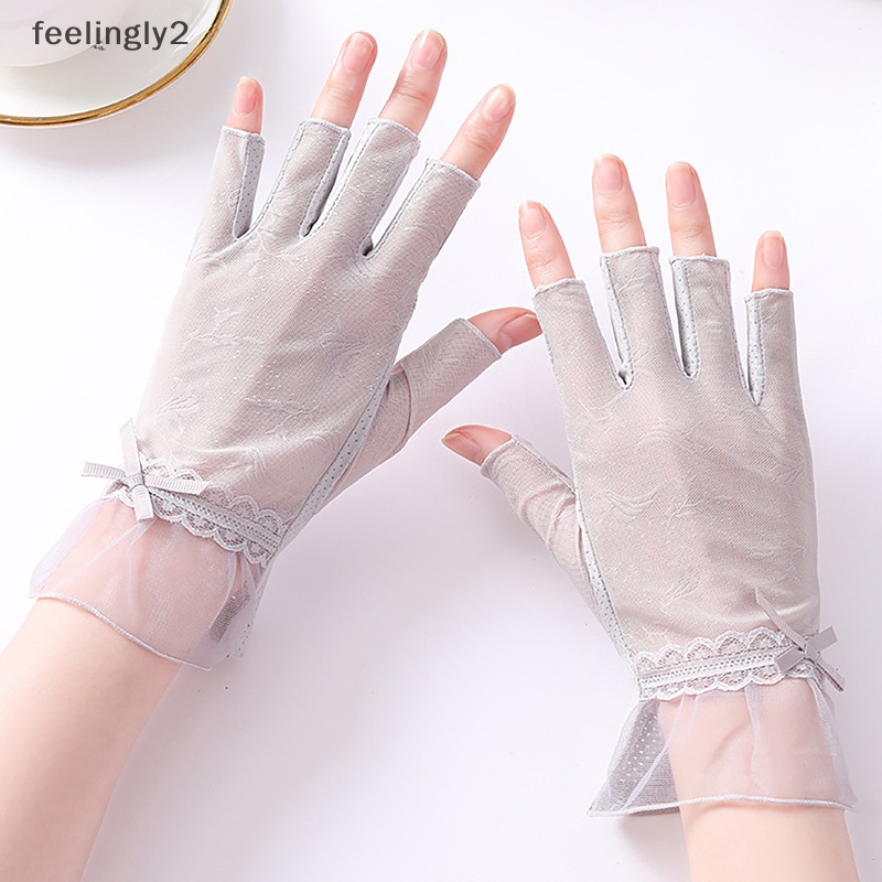 1 Cặp Găng Tay Đèn LED UV Lụa Lạnh Chống Bức Xạ Sấy Khô Sơn Móng Tay