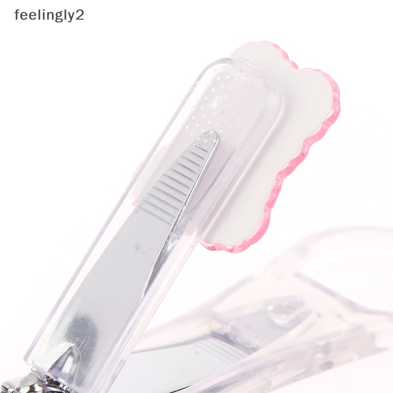 [Hàng Có Sẵn] Kềm Cắt Móng Tay Móng Chân Trong Suốt Không In Họa Tiết Hoạt Hình Dễ Thương (F)