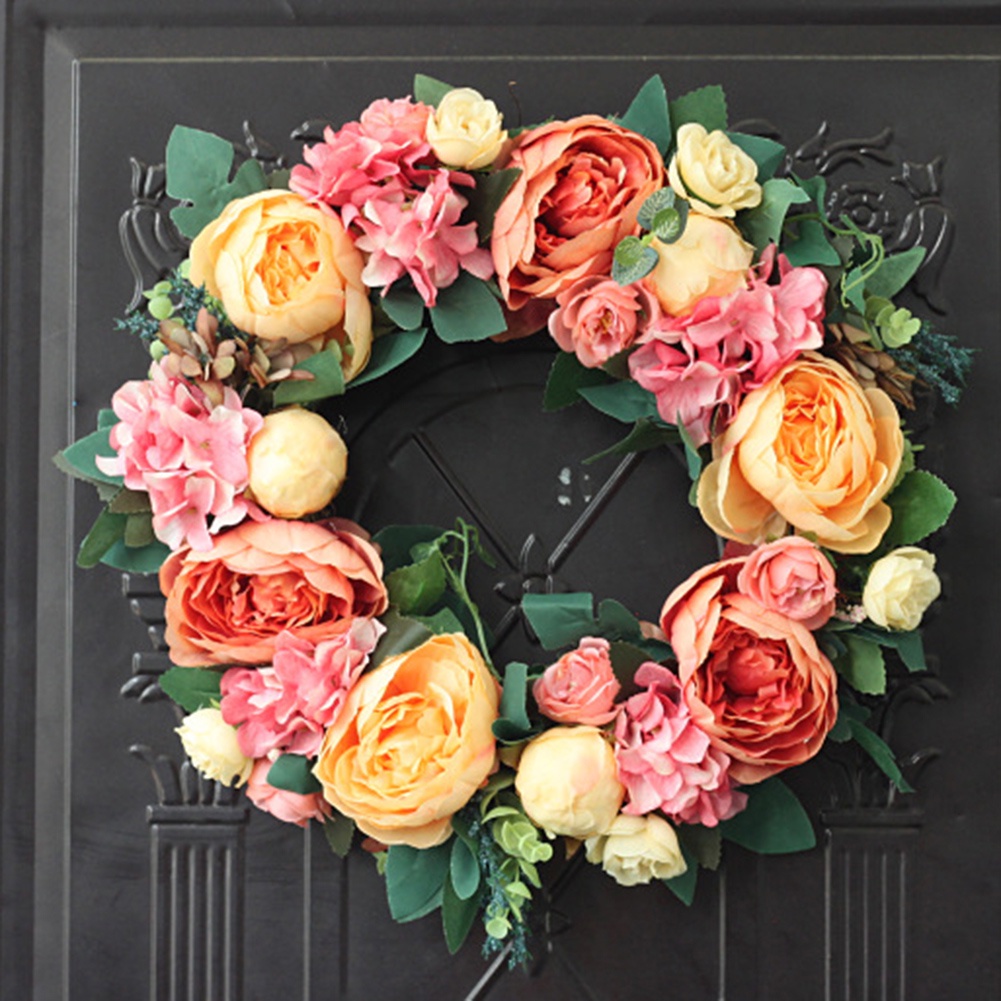 Vòng Hoa Treo Cửa Trang Trí Giáng Sinh / Tiệc Cưới 40cm