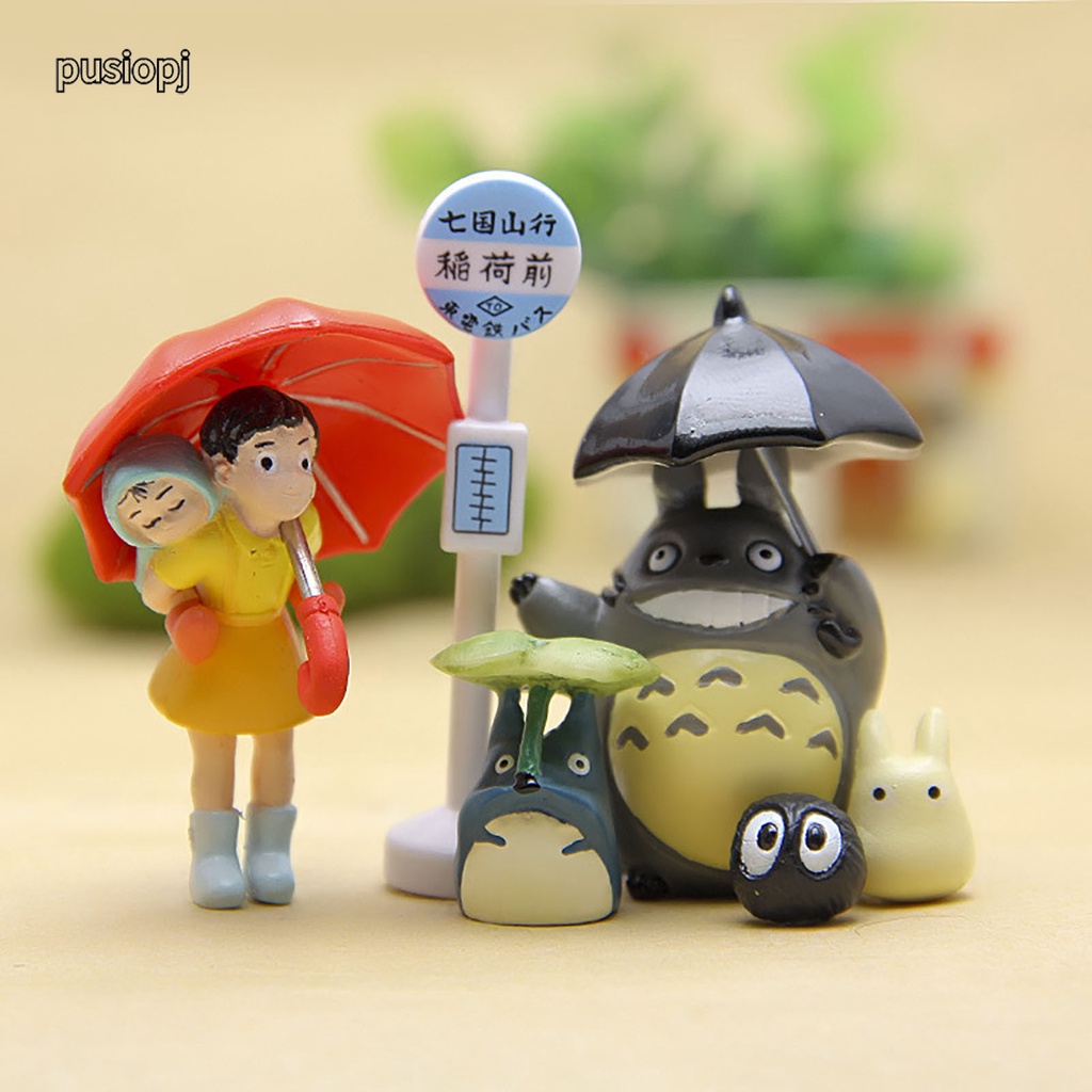 Bộ 8 Mô Hình Nhân Vật Hoạt Hình Ghibli My Neighbor Totoro