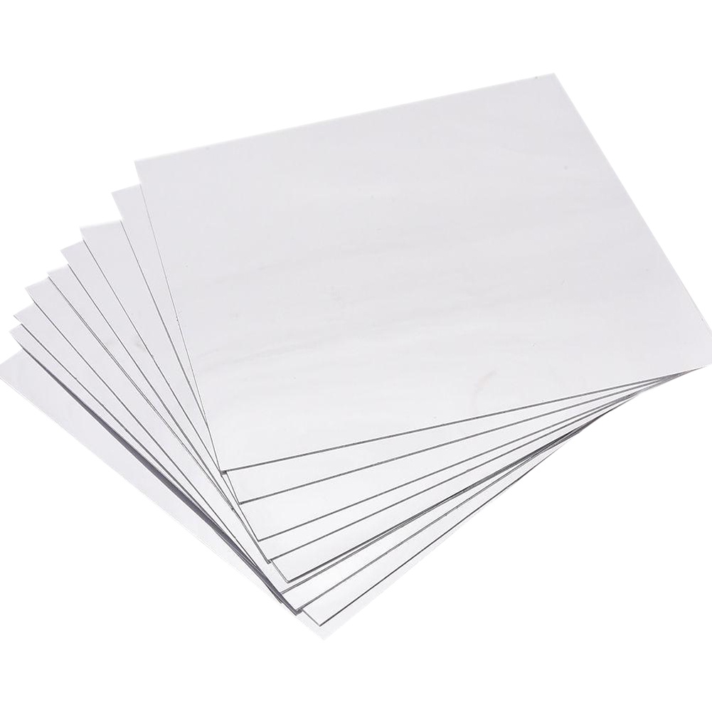 Set 9 Miếng Dán Tường Hiệu Ứng Gương Hình Vuông DIY