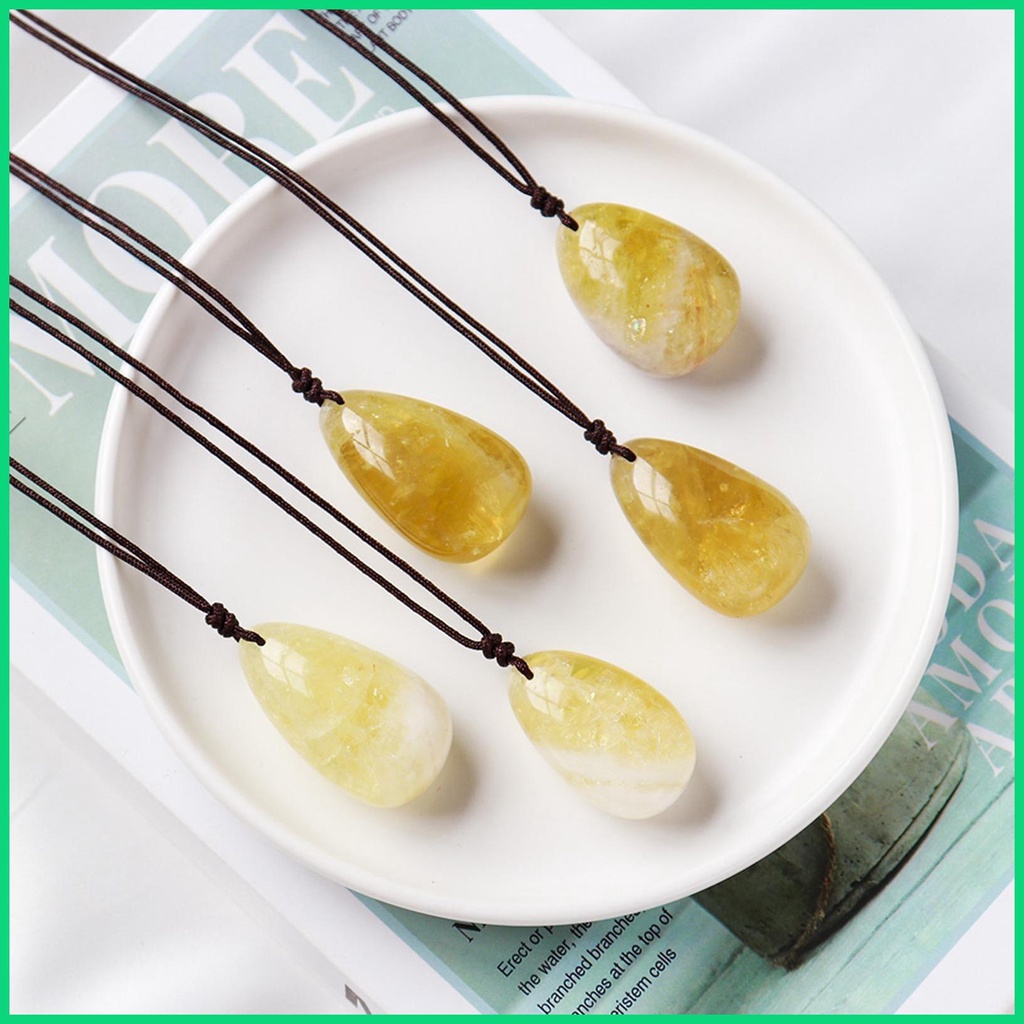 Vòng cổ Mặt Đá Pha Lê Vàng Thời Trang Dành Cho Nữ