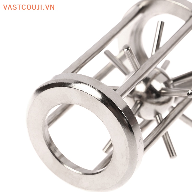Bộ Đồ Chơi Ảo Thuật VASTJI Cổ Điển IQ Cage Star Teeth Bằng Kim Loại Thử Thách Trí Não Cho Người Lớn Và Trẻ Em