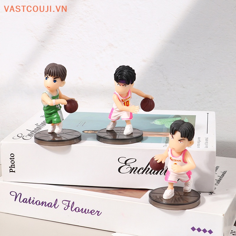 Bộ 5 Mô Hình Nhân Vật Anime Slam Dunk Akagi Takenori Rukawa Kaede Slamdunk
