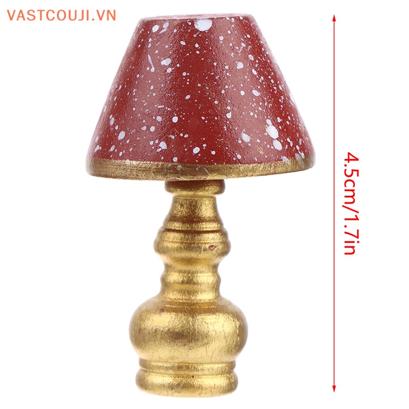 Mô Hình Đèn Bàn VASTJI Tỉ Lệ 1: 12 Dùng Để Trang Trí Nhà Búp Bê