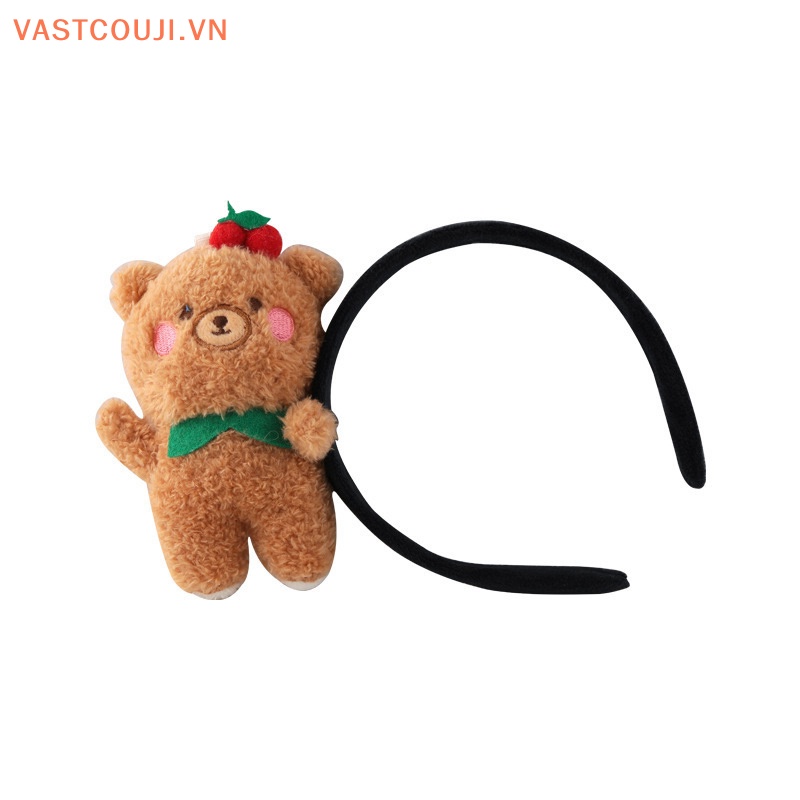 Băng đô cài tóc rửa mặt Hình Gấu Bông Dễ Thương Cho Nữ