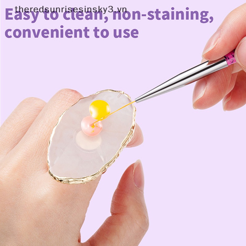 1 Nhẫn Đeo Ngón Tay Bằng Resin Thời Trang DIY