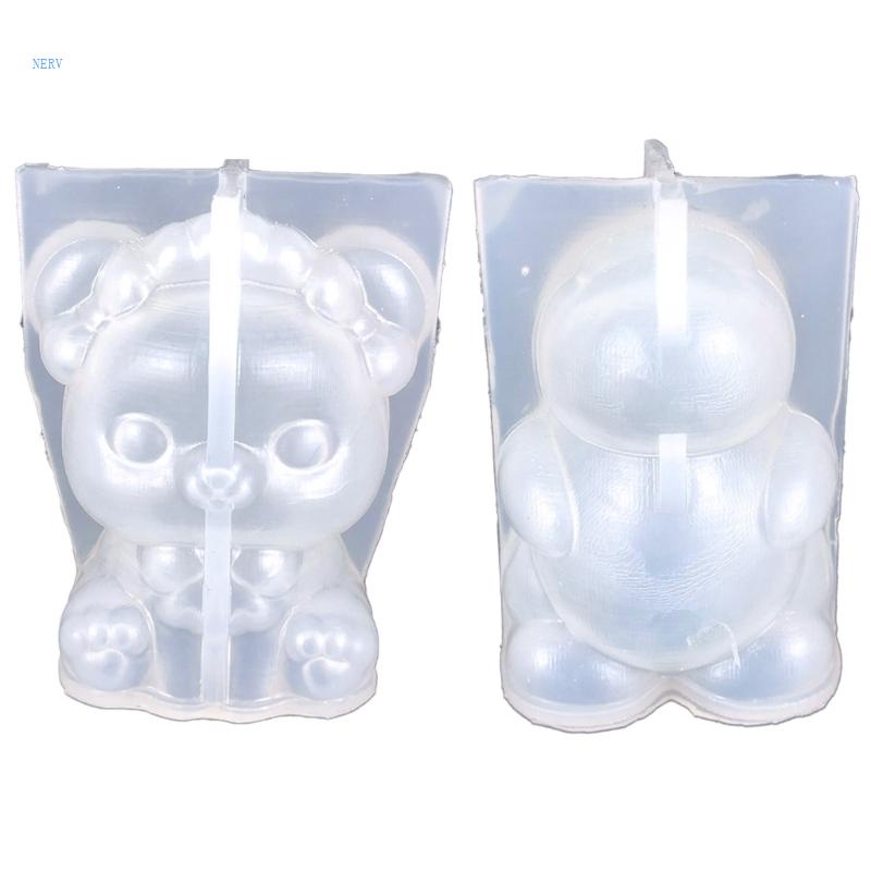 Khuôn Silicon Làm Nến Xà Phòng Thủ Công 3 Chiều Hình Khủng Long Dễ Thương