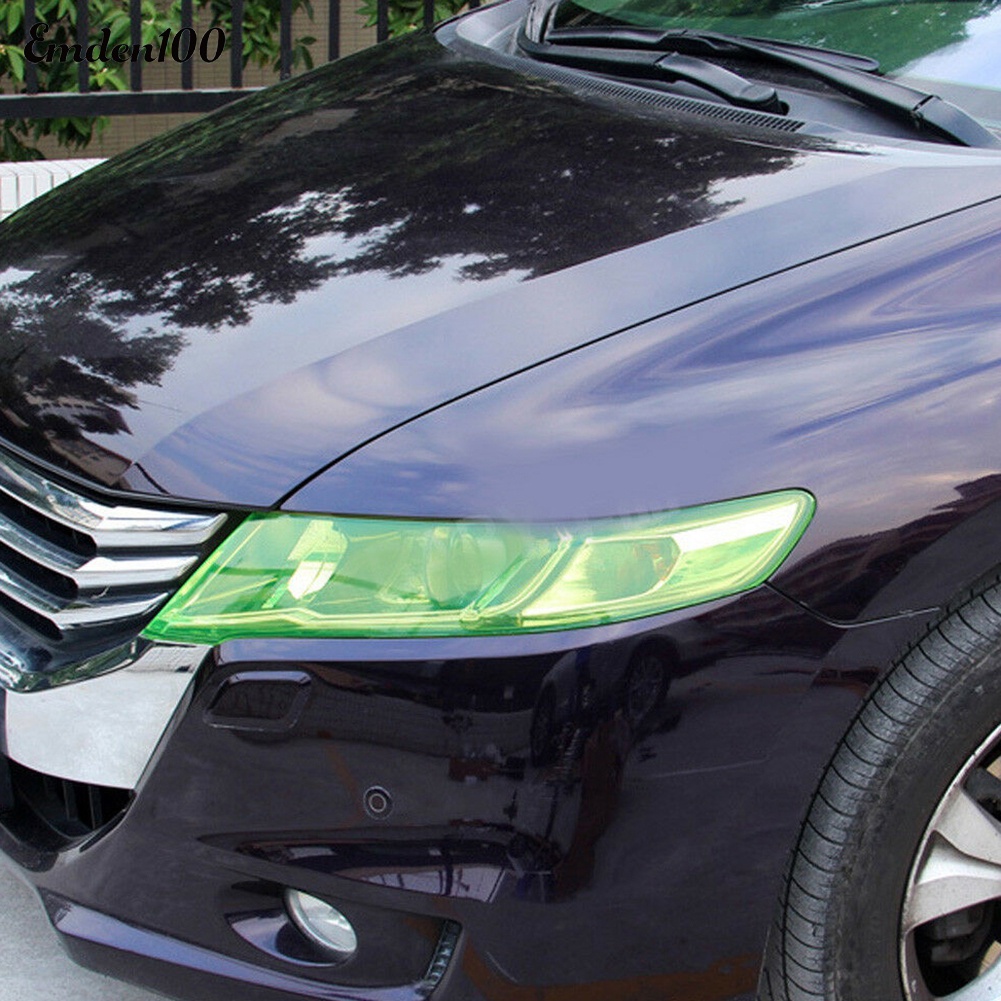 Tấm Phim Dán Trang Trí Đèn Pha Xe Hơi Kích Thước 60cmx30cm