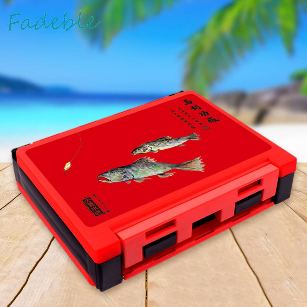 Hộp Đựng Dụng Cụ Câu Cá Hai Mặt Chống Thấm Nước Tiện Dụng