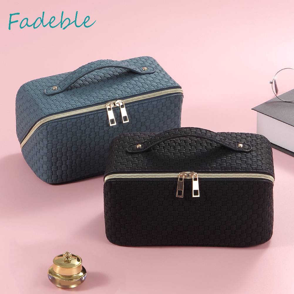 Túi Đựng Mỹ Phẩm Đa Năng Có Khóa Kéo Tiện Dụng Cho Nữ