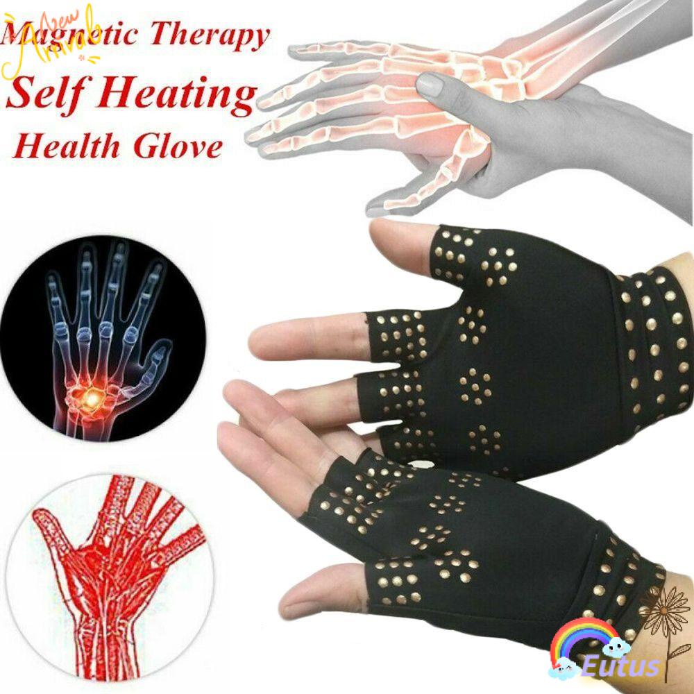 EUCA Găng Tay Hở Ngón Co Giãn Chất Lượng Cao Hỗ Trợ Giảm Đau Khớp