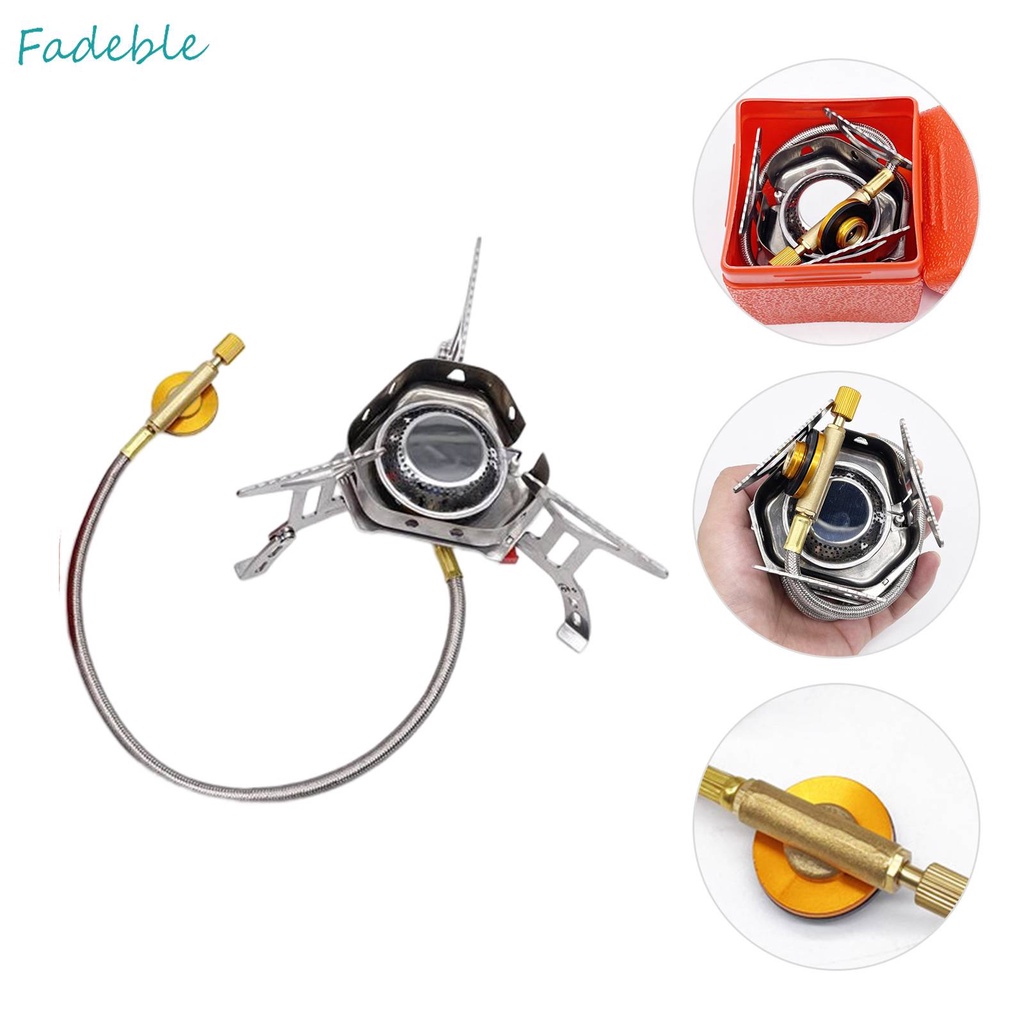 Bếp Gas Cắm Trại Siêu Nhẹ 4000W Có Thể Gấp Gọn Tiện Dụng