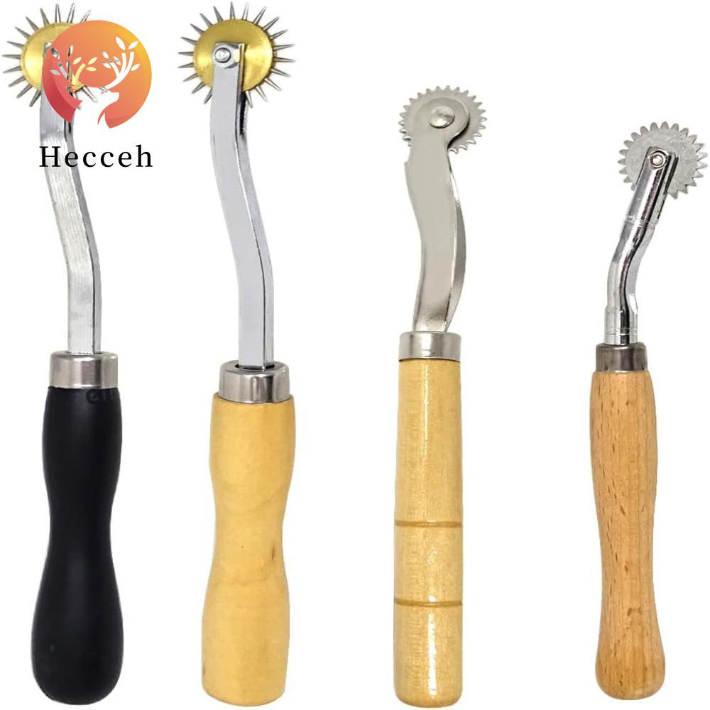 Bánh Xe Lăn May Vá Màu Đen Bằng Thép + Kim Tay Cầm Gỗ Tiện Dụng