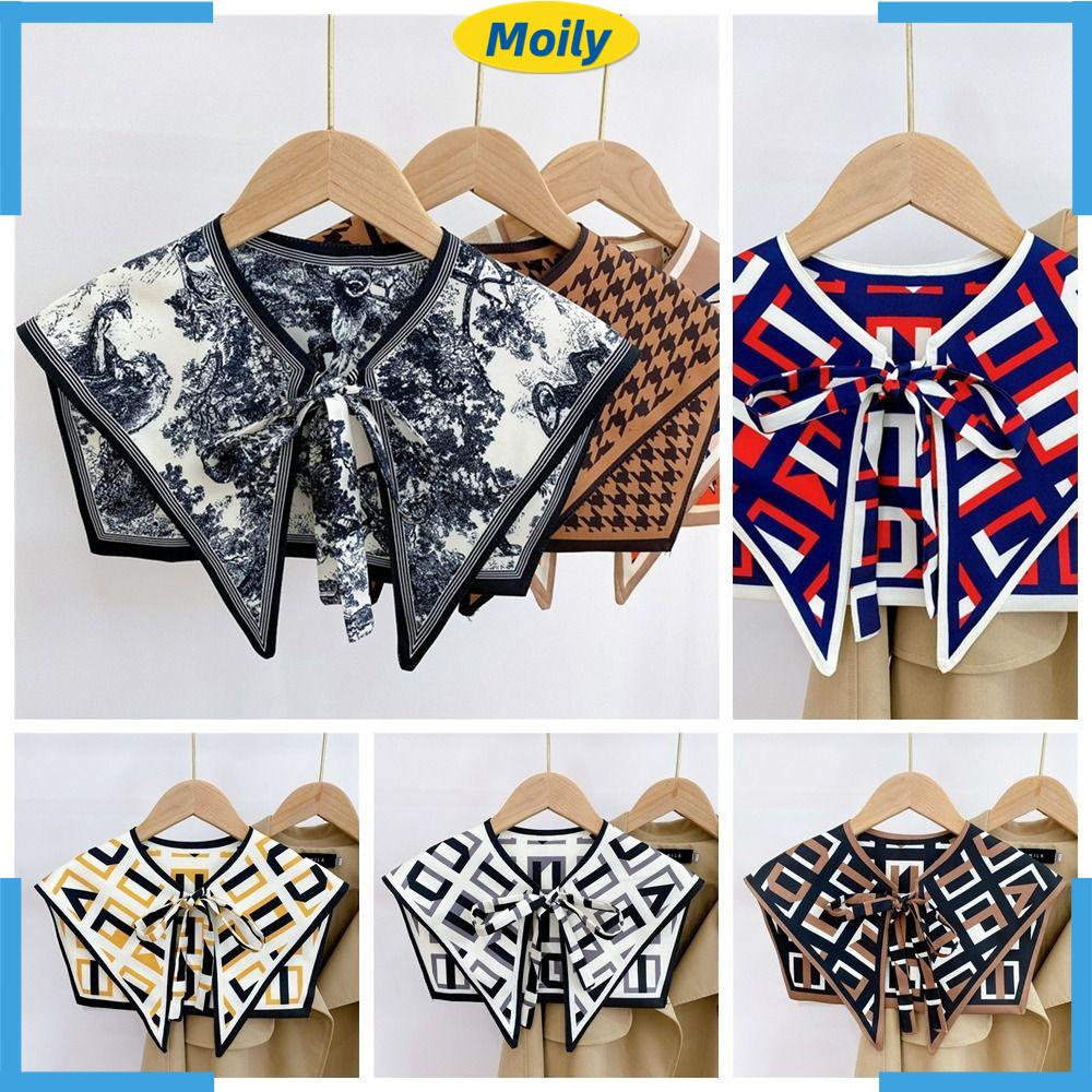 MOILYVN Khăn Choàng Vai Giả Nhiều Kiểu Dáng Bảo Vệ Chống Tia Uv Thời Trang