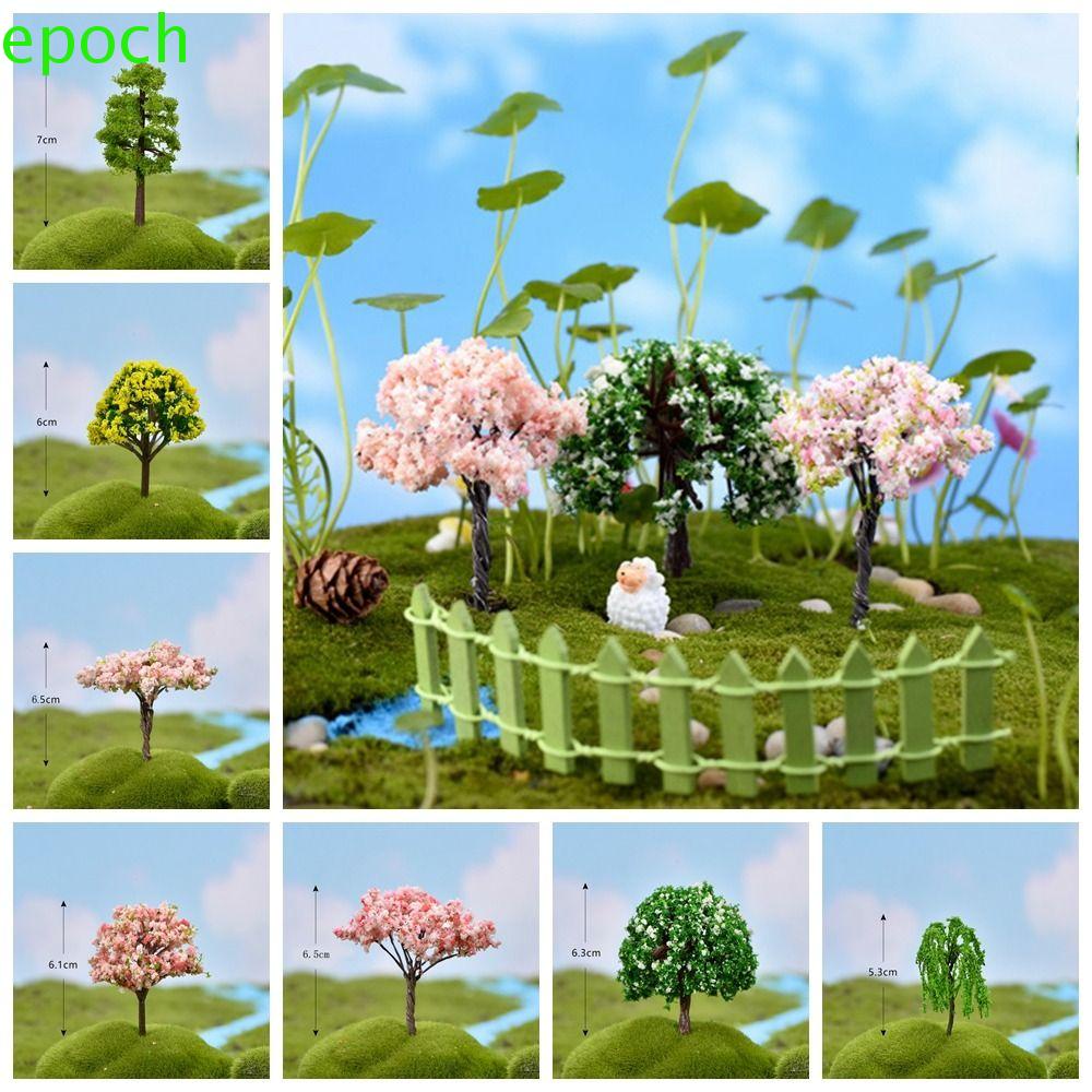 EPOCH Mô Hình Cây Hoa Anh Đào Mini Bằng Nhựa Nhiều Phong Cách Nông Thôn Dùng Trang Trí Tiểu Cảnh