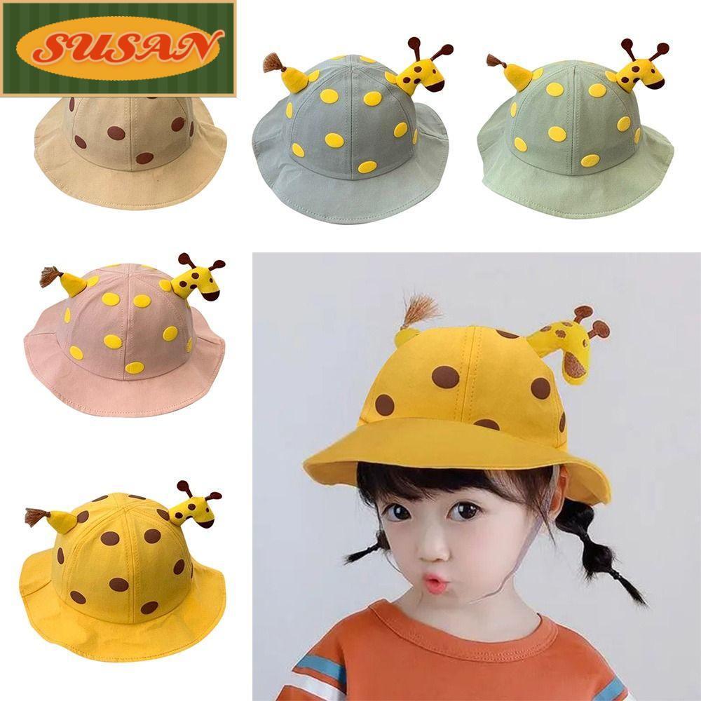 SUSANS Nón Panama Che Nắng Họa Tiết Hoạt Hình Thời Trang Mùa Hè Cho Bé