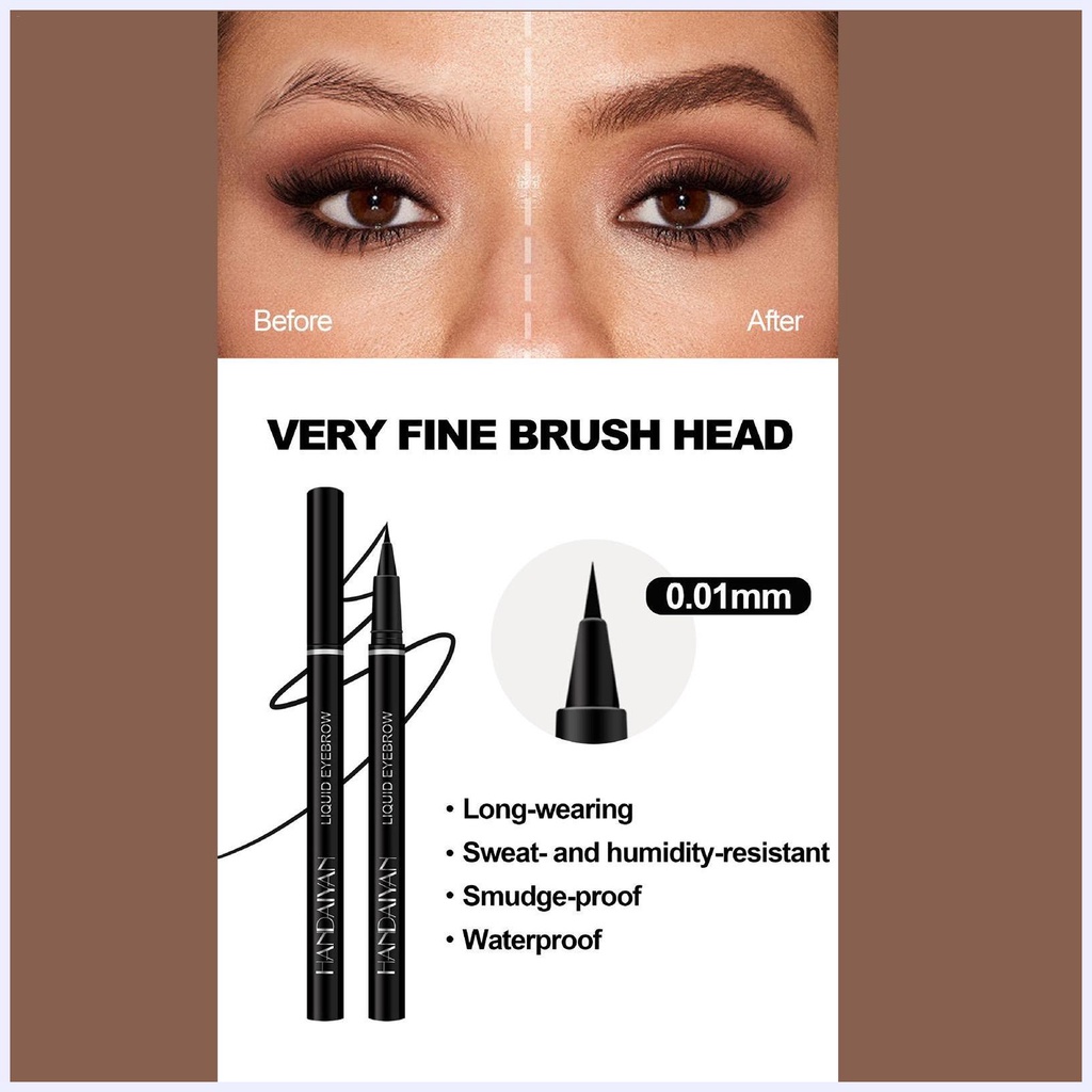 Bút kẻ mắt không thấm nước Bút kẻ mắt Bút chì kẻ lông mày dạng lỏng siêu mịn, Bút kẻ mắt dạng lỏng trang điểm mắt, Bút chì kẻ mắt lâu trôi