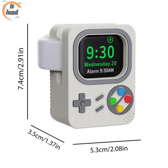 Giá Đỡ Sạc Đồng Hồ Thông Minh Bằng Silicon Cho IWatch Ultra Series 8 SE2 7 6 SE 5 4 3 2 1