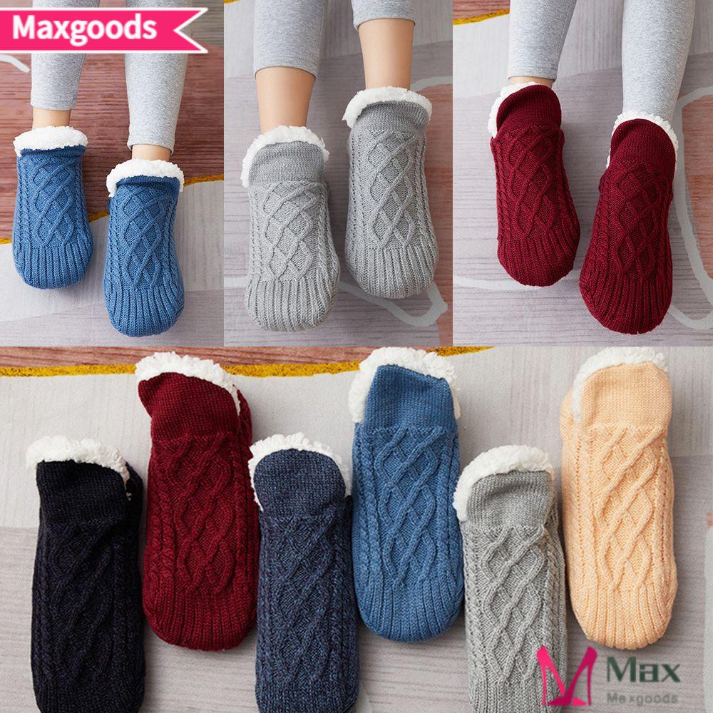 MAXG Đôi Vớ Chống Trượt Giữ Ấm Mùa Đông Dành Cho Nam Nữ