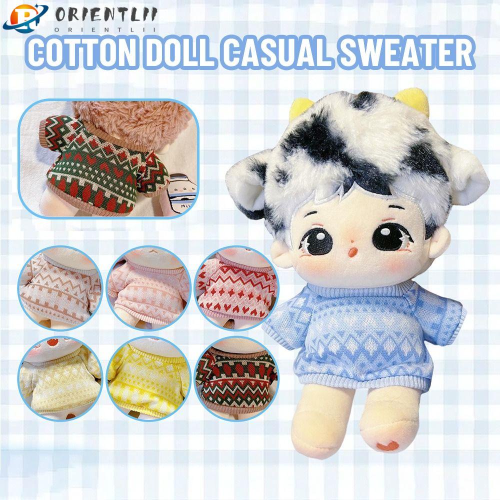 ORIENTLII Áo Hoodie Handmade Cho Búp Bê 20cm Tỉ Lệ 1 / 12