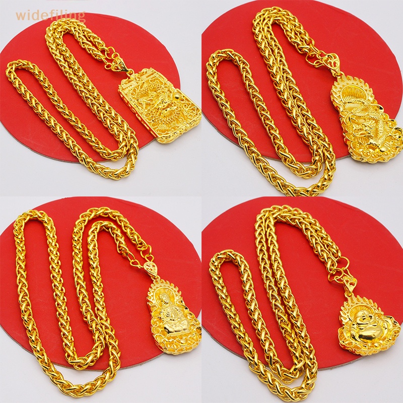 Vòng cổ Mạ Vàng 18K Mặt Hình Rồng Cá Tính Cho Nam Và Nữ