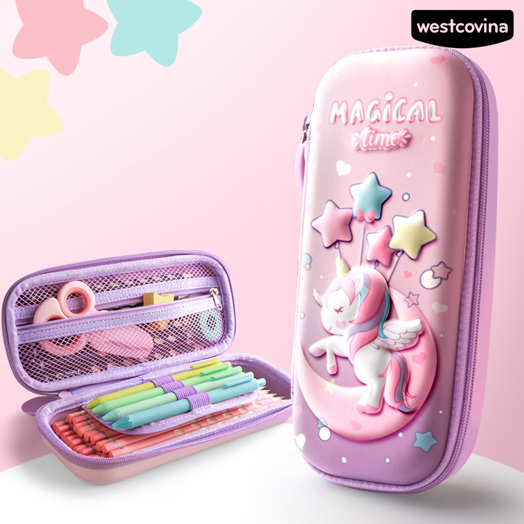 [WSTN] [WSTN]✎Hộp Đựng Bút EVA Tạo Hiệu Ứng 3D Họa Tiết Thỏ Hoạt Hình Dễ Thương