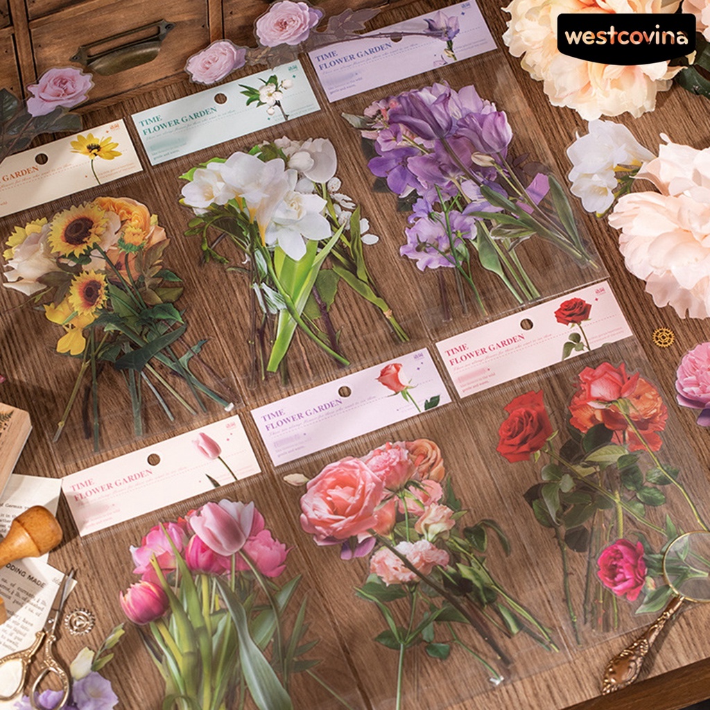 [WSTN] [WSTN]✎Bộ 20 Miếng Dán Chống Thấm Nước Tự Dính Trang Trí Sổ Tay