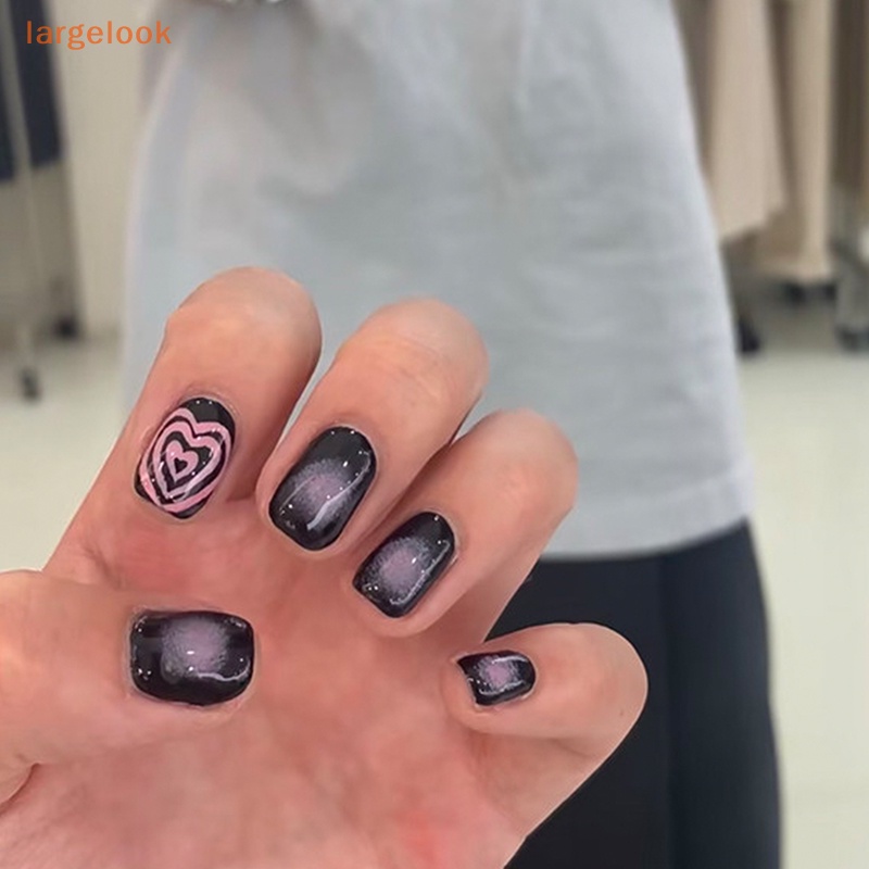 Bộ 24 Móng Tay Giả Phủ Toàn Diện Chống Thấm Nước Không Đường May Có Thể Tháo Rời Kèm Phụ Kiện