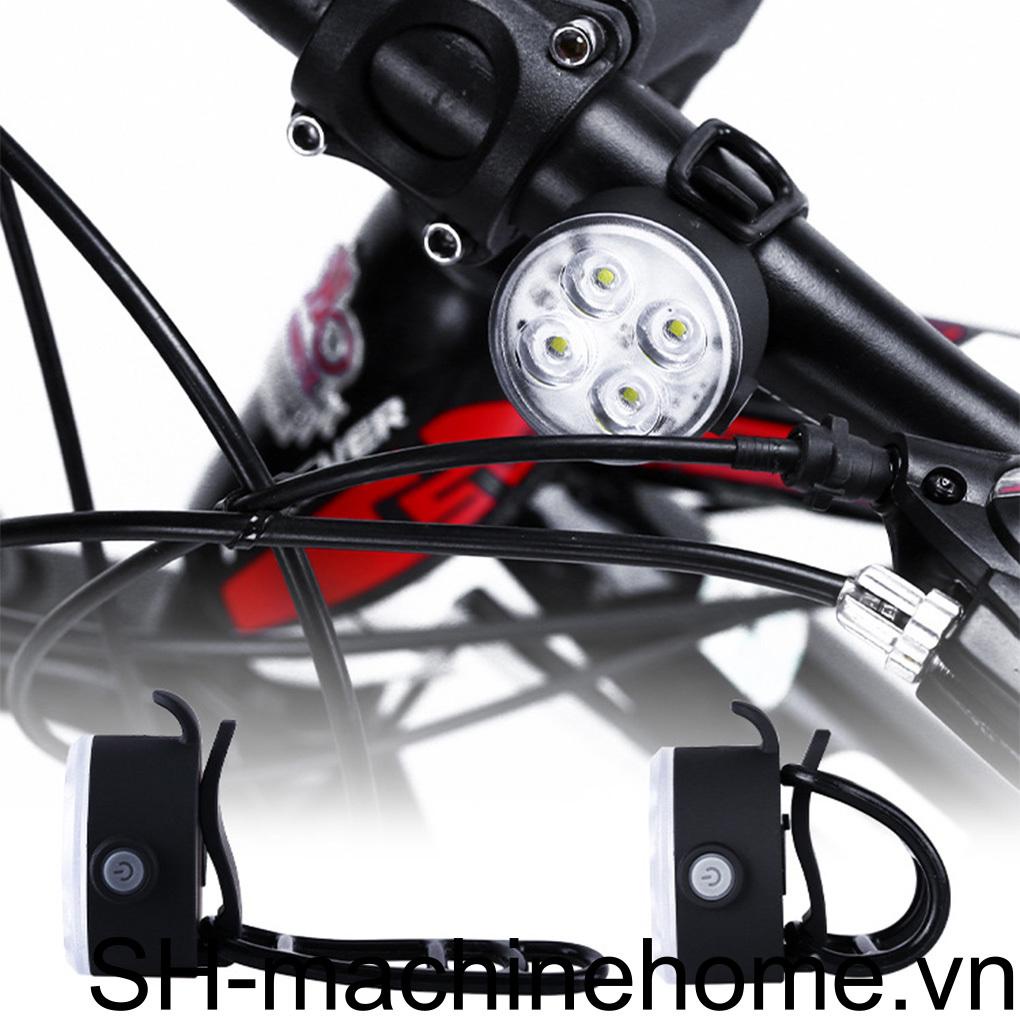 Đèn Led Phản Quang Gắn Đuôi Xe Đạp An Toàn Chống Thấm Nước Lâu Trôi Có Thể Sạc Lại