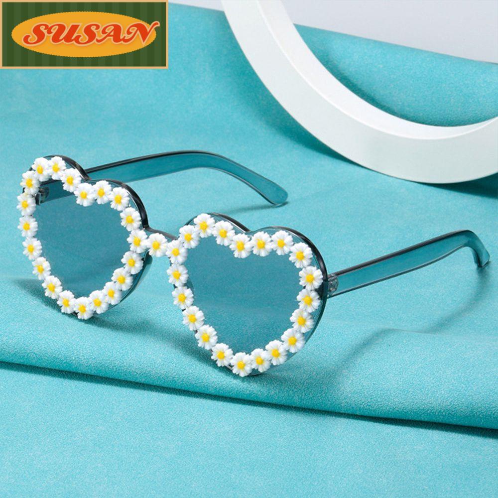 SUSANS Kính Mát Gọng Trái Tim Thời Trang Cho Nữ