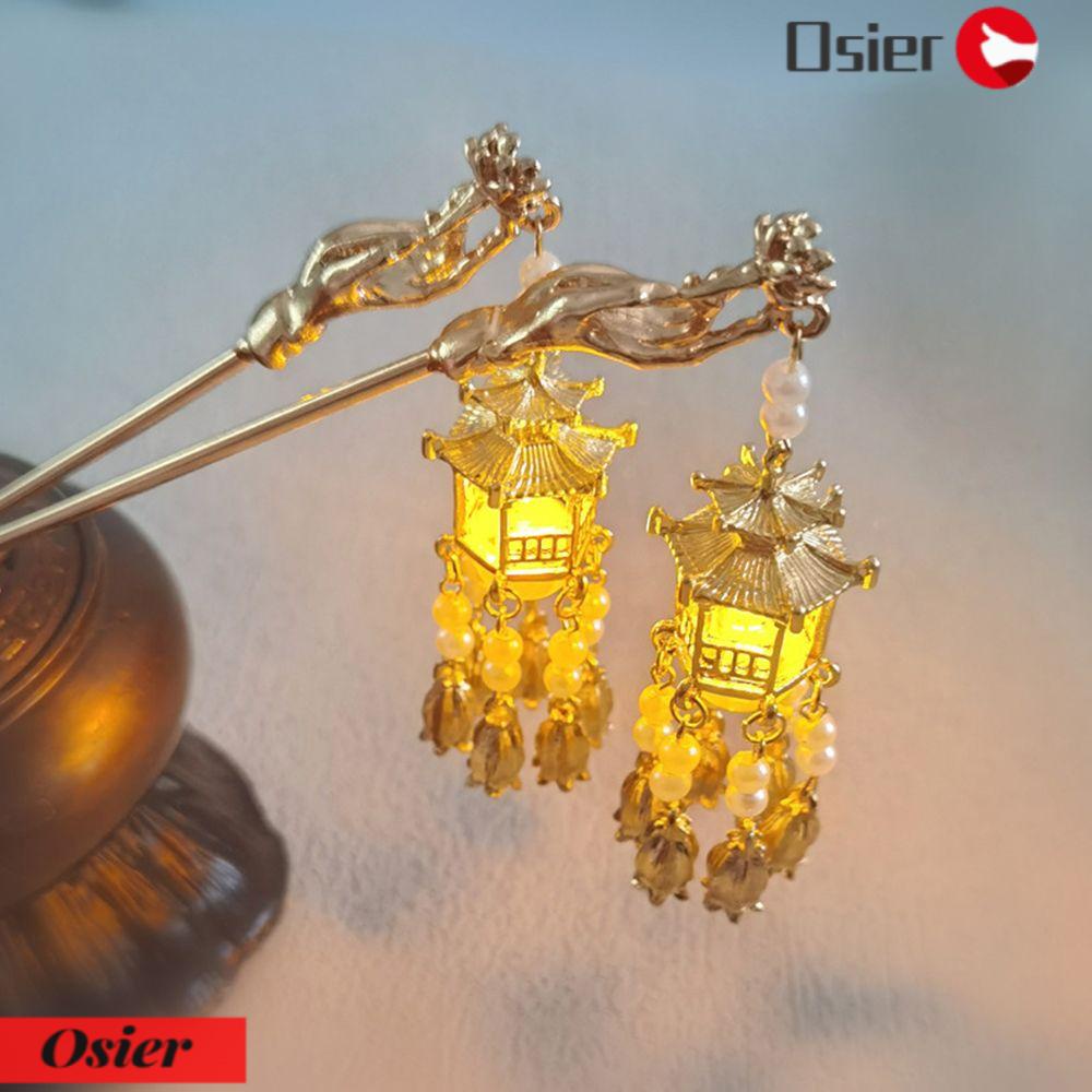 OSIER1 Trâm Cài Tóc Tua Rua Phong Cách Retro Thời Trang