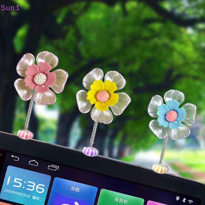 Sun1 > Hoa Lắc Đầu Mini Trang Trí Nội Thất Xe Hơi