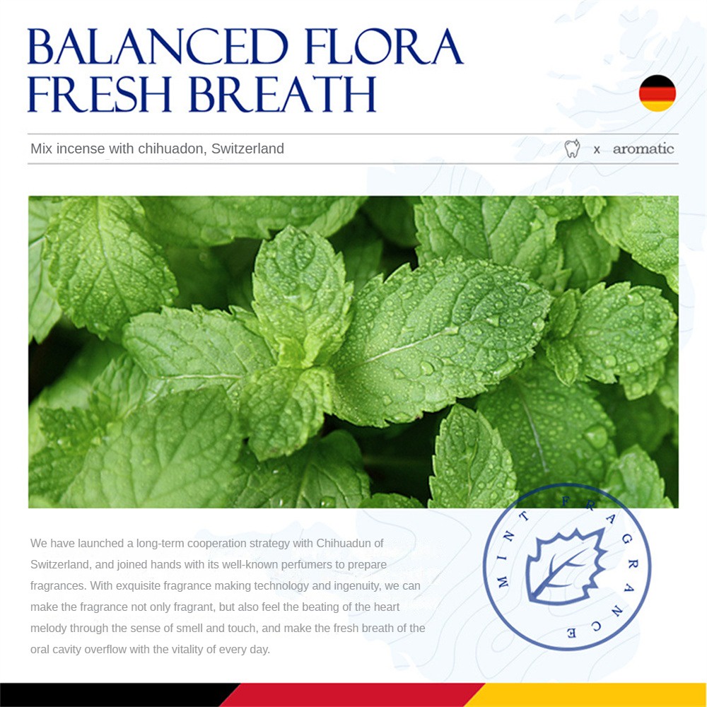 Viên kem đánh răng dạng rắn Danshuer Probiotic dành cho người lười di động Kem đánh răng nhai không cần súc miệng Hơi thở thơm mát