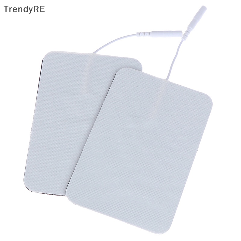1 Cặp Miếng Dán Điện Cực Máy Mát Xa Cơ Thể Tái Sử Dụng 7 * 11