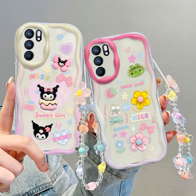 Ốp lưng Oppo Reno 6 ốp Reno 6 5g ốp lưng dễ thương kem cạnh điện thoại ba chiều hình búp bê hình búp bê soft case full case nygz