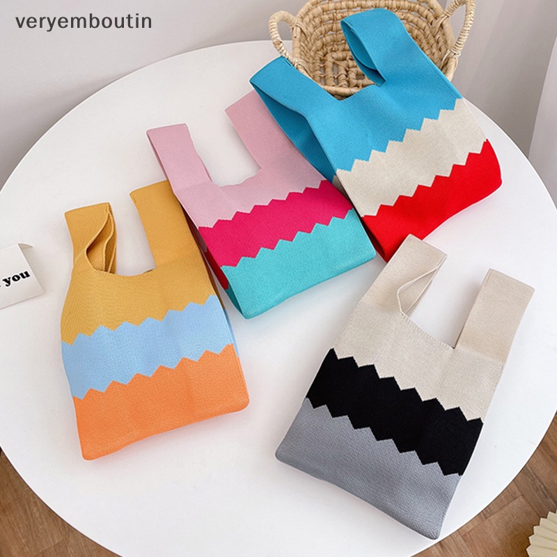 Túi Tote Đan Len Sức Chứa Lớn Thời Trang Sáng Tạo Cho Nữ