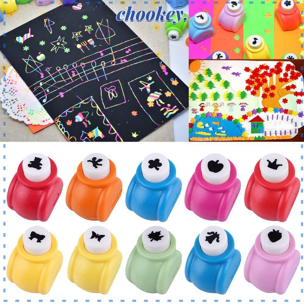 CHOOKEY Set 2 Dụng Cụ Tạo Hình Giấy Dập Nổi Trang Trí Sổ Tay DIY Cho Bé