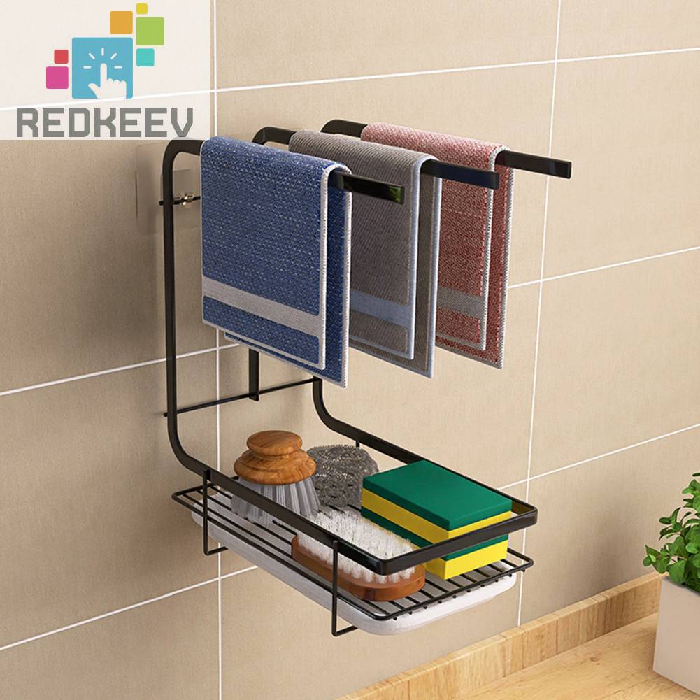 Giỏ Đựng Dầu Gội Gắn Tường Không Cần Đục Lỗ Sử Dụng Trong Phòng Tắm