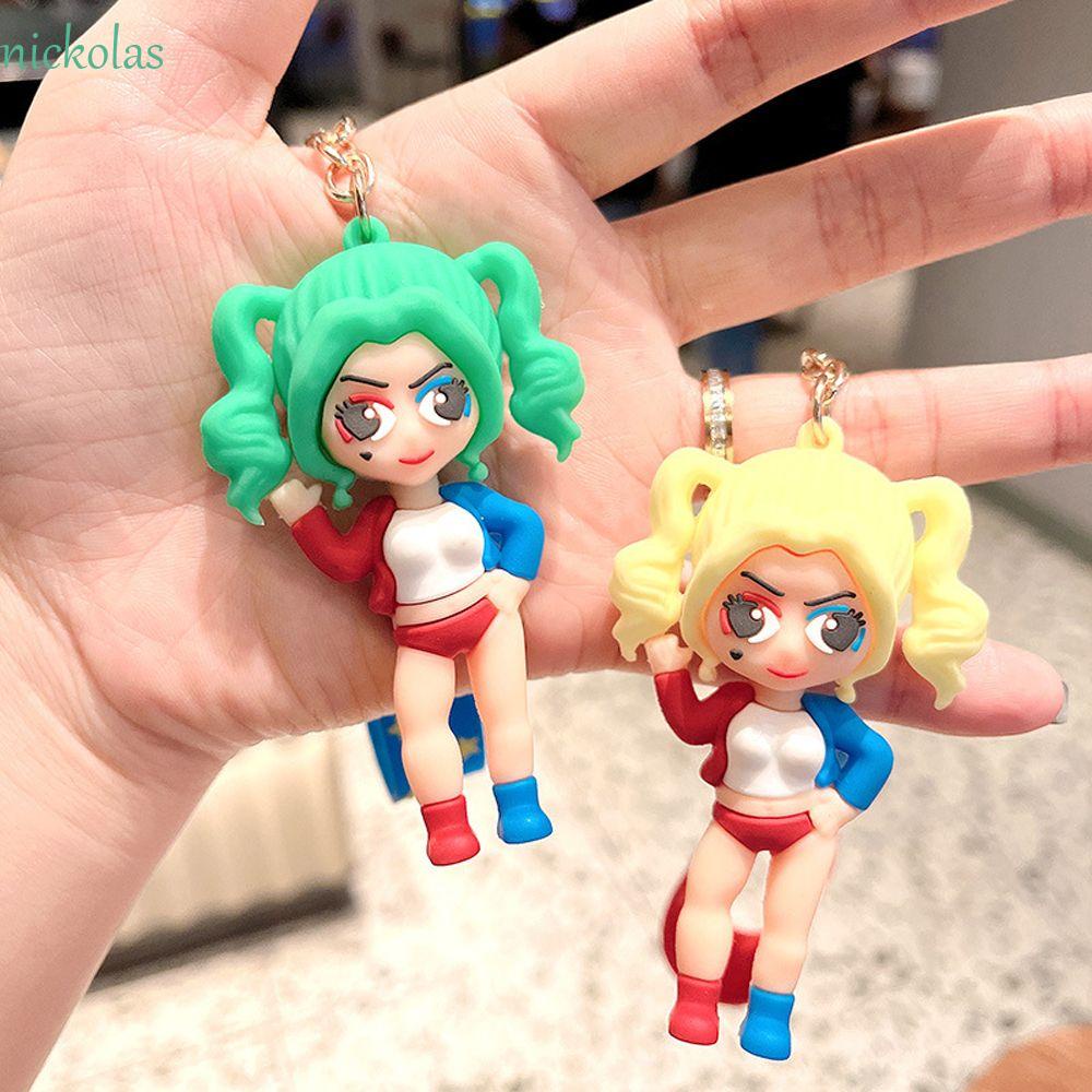 NICKOLAS Móc Khóa Búp Bê Joker Hoạt Hình Dễ Thương