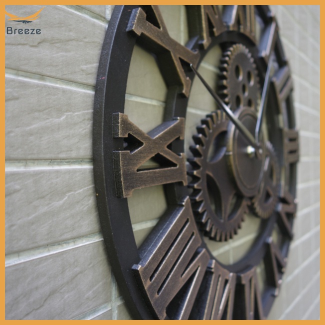 Đồng Hồ Treo Tường Bằng Gỗ Không Gây Tiếng Ồn