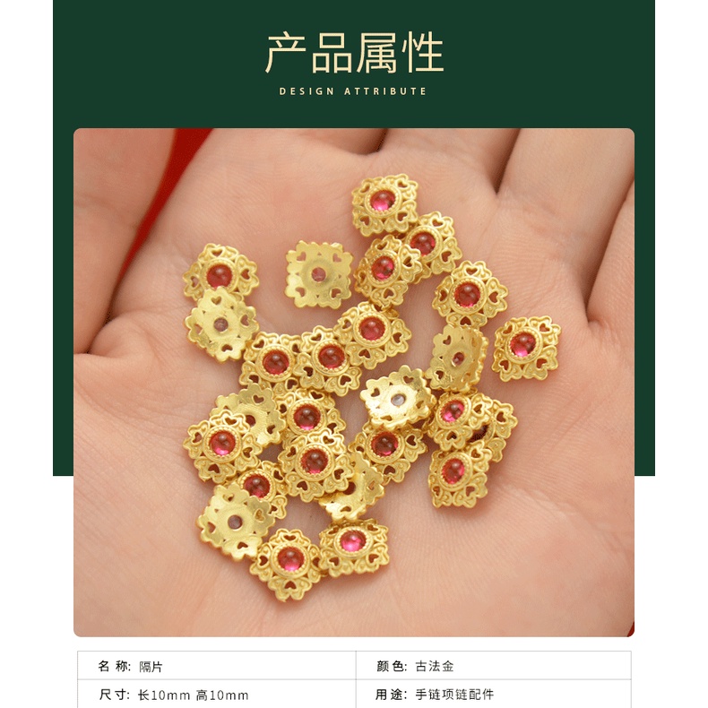 Chuỗi Hạt Màu Sắc Mạnh Mẽ Dùng Làm Trang Sức diy