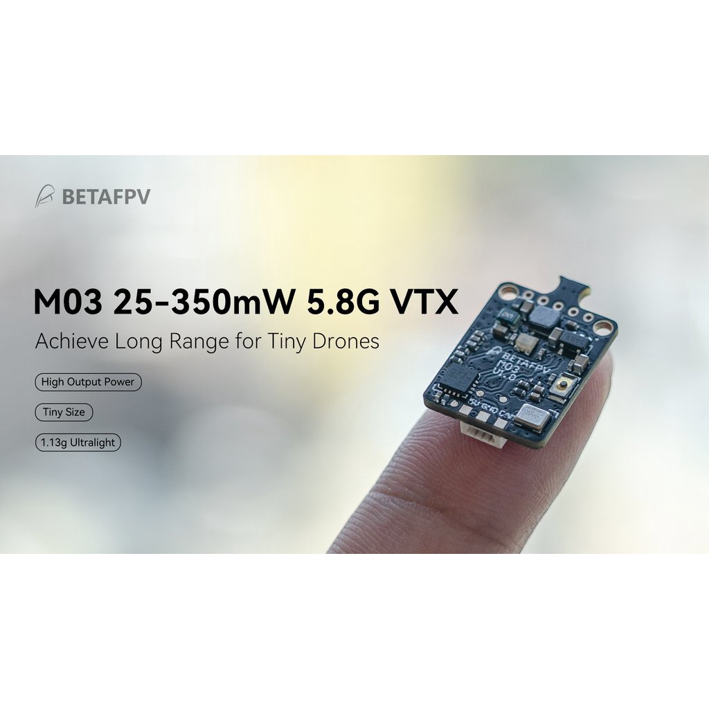 Máy Bay Điều Khiển Từ Xa BETAFPV M03 25-350mW 5.8G VTX 65mm-85mm