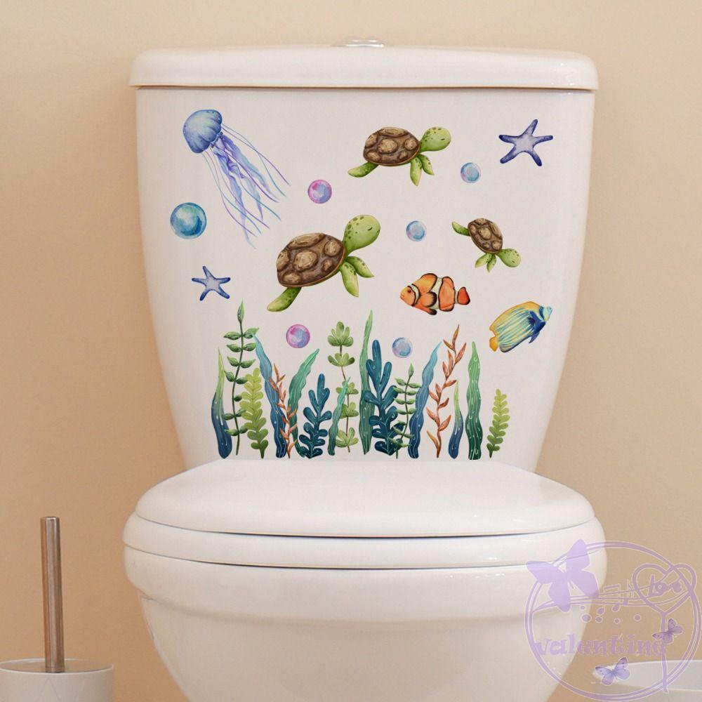 AVALENTINE Miếng Dán Toilet Bằng Rong Biển 30 * 30cm Trang Trí Nội Thất