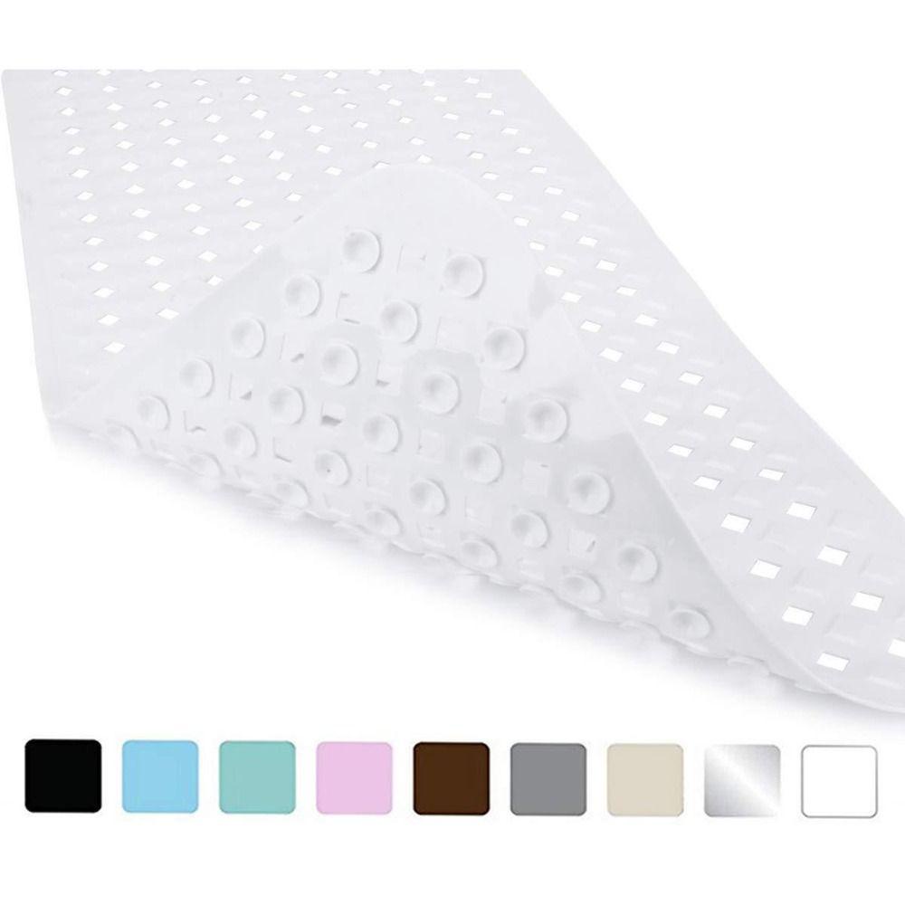 BSUNS Thảm Lót Sàn Nhà Tắm / Toilet 88x40cm Bằng PVC Bền Chống Nước Không BPA Có Giác Hút