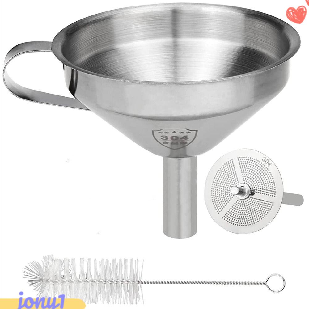 JONYE Bộ Phễu Lọc Nhựa Resin UV Bằng Thép Không Gỉ Dễ Vệ Sinh Tay Cầm Dày Dặn Cho Máy In 3D