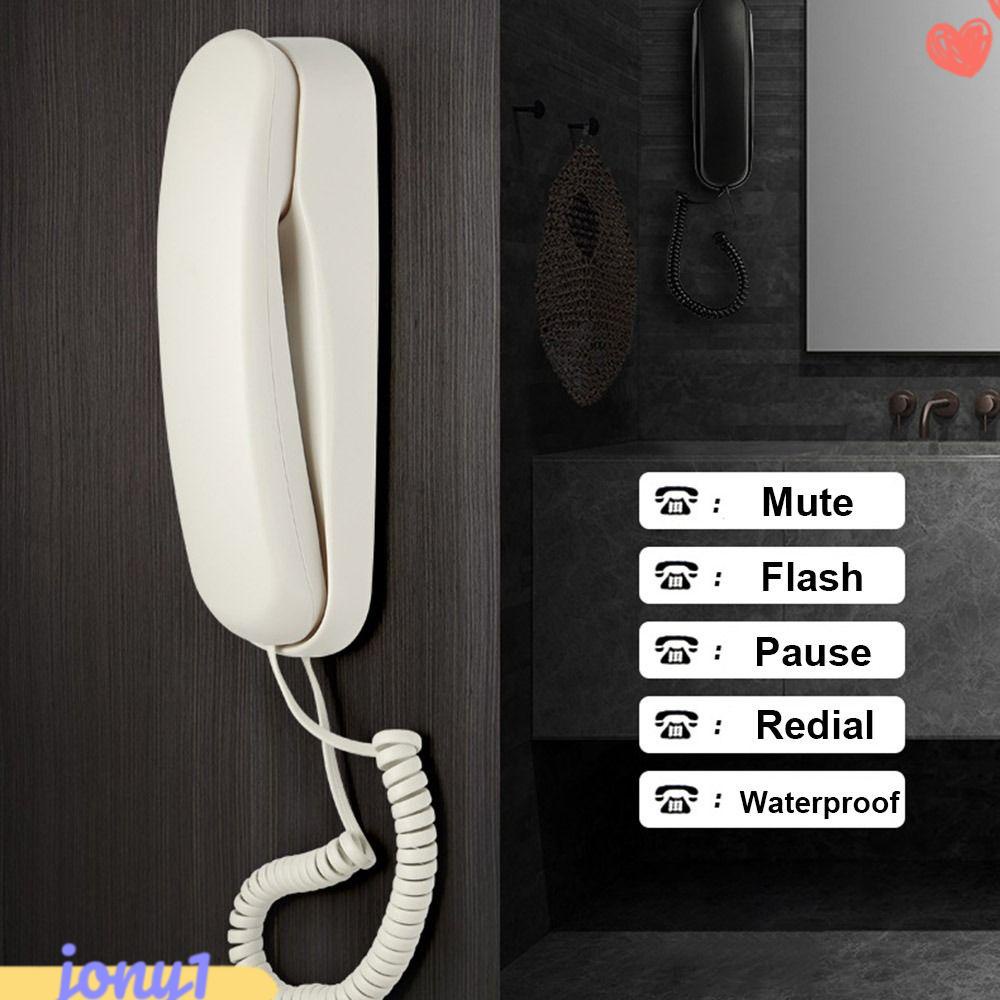 JONYE Điện Thoại Di Động Landline Số Lượng Lớn Không Dây Không Tiếng Ồn Gắn Tường Số Màu Đỏ Sử Dụng Tại Nhà / Văn Phòng