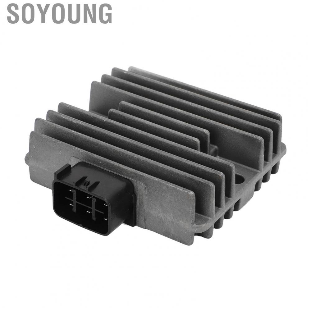 Soyoung 21066‑0030 Aluminium Alloy Voltage Rectifier Easy Operation Motorcycle Regulator Befitting for Motorbike