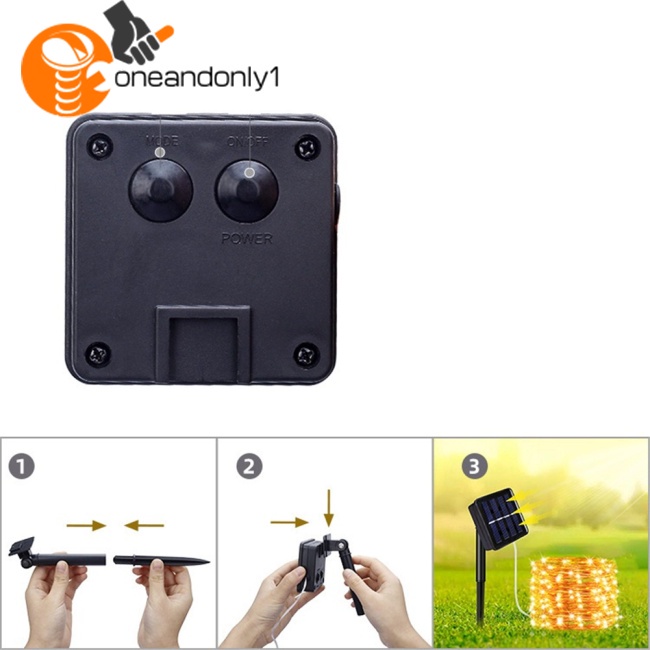 Dây Đèn Led 100 Bóng 12m Sử Dụng Năng Lượng Mặt Trời Chống Thấm Nước Trang Trí Sân Vườn